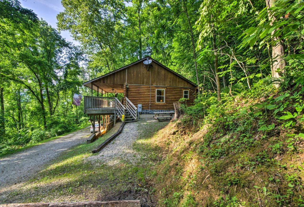 Cozy Deer Glen Cabin With Private Hot Tub And Porch! 布赖森城 外观 照片
